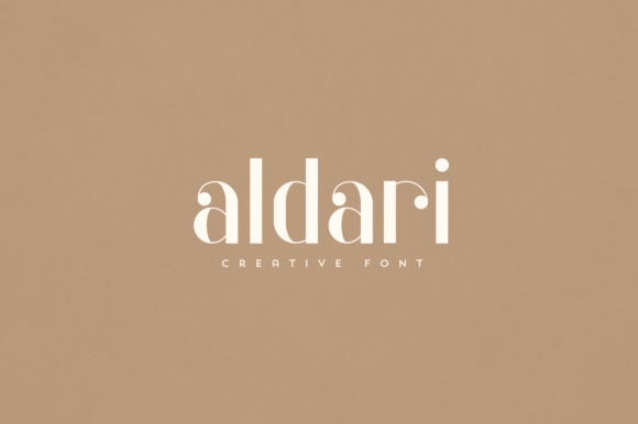Aldari: A Display Font for Elegant Web Design
