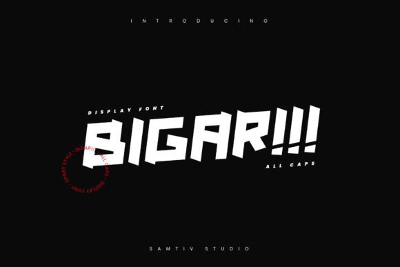 Bigar: A Bold Font for Digital Campaigns