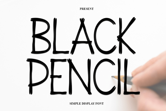Black Pencil Font for Bold Campaigns