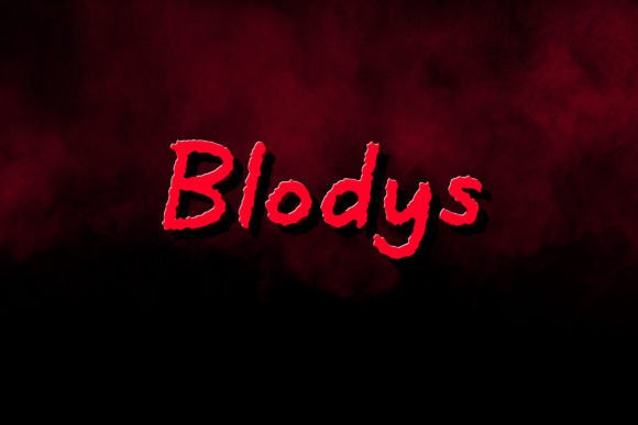 Blodys Font for Creative Projects