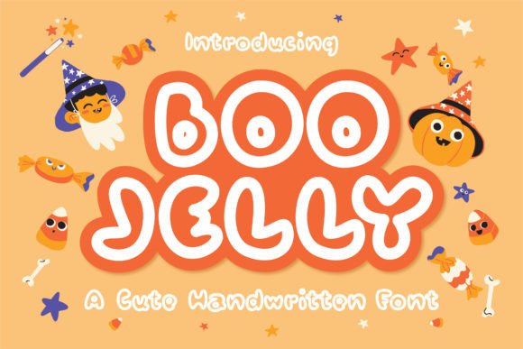 Boo Jelly: A Cute Display Font for Creative Projects