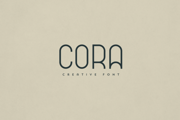 Cora: A Premium Display Font for Business Branding