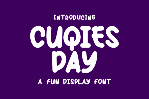 Cuqiesday: A Stylish Display Font for Business