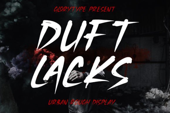 Duft Lacks – Bold Display Font
