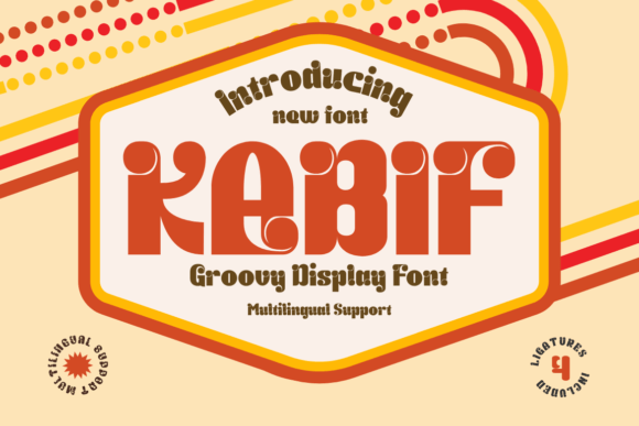 Kabif Font for Vintage Design