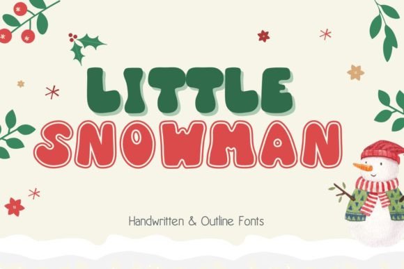 Little Snowman Font