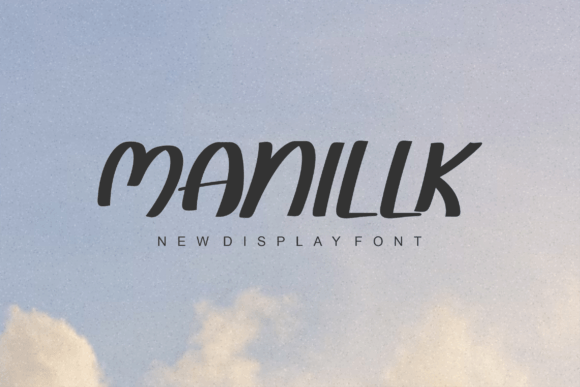 Manillk Font for Creative Web Design