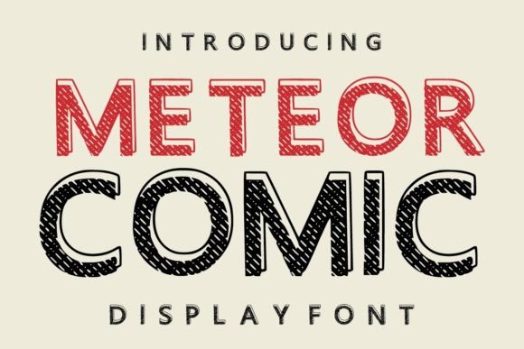 Meteor Comic Font for Bold Branding
