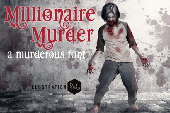 Millionaire Murder Font for Business Branding