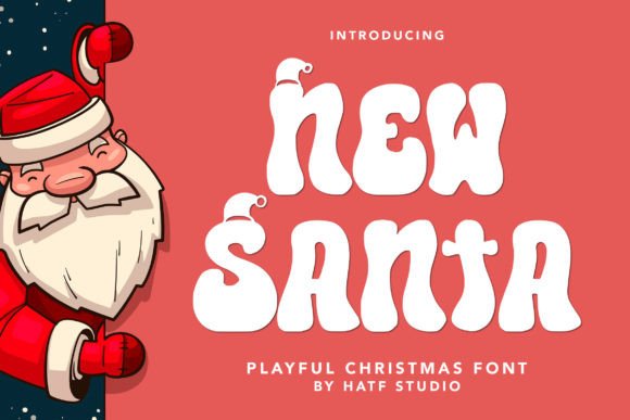 New Santa Font for Creative Web Design