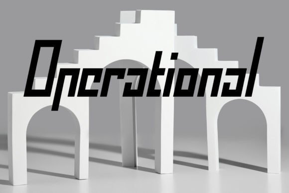 Operational: A Fresh Display Font for Creative Projects