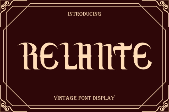 Relante Font Review