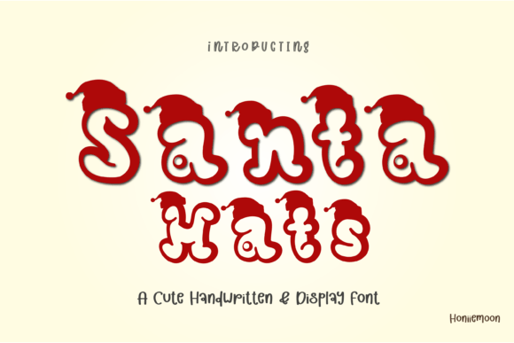 Santa Hats Font for Business Branding