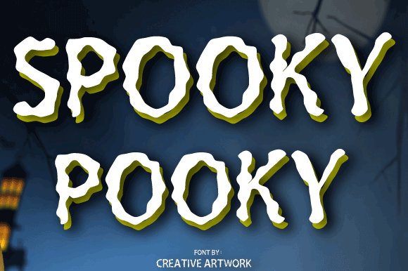 Spooky Pooky: Halloween Font for Bold Campaigns