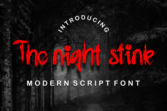 The Night Stink: A Bold Font for Creative Projects