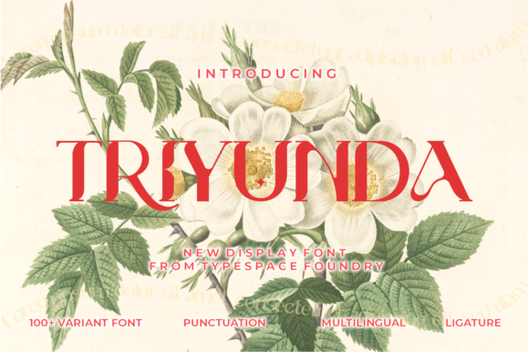 Triyunda Font for Elegant Design
