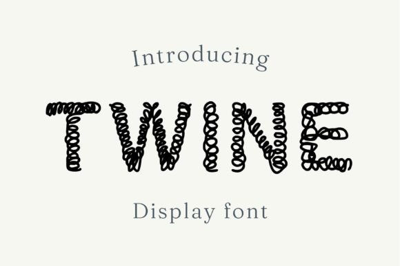Twine: A Whimsical Font for Creative Projects