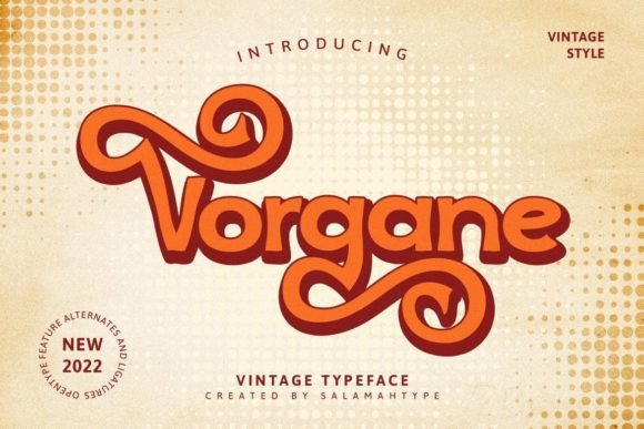 Vorgane Font for Timeless Branding