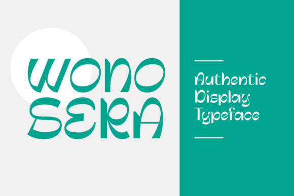 Wonosera Font for Creative Makers